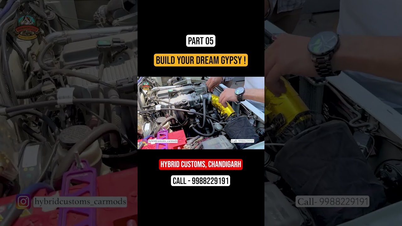 ⁣Part 05 | Want to Modify Your Suzuki Gypsy 🔥? Hybrid Customs Has You Covered! | Dayakaran Vlogs