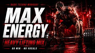Dark Techno Workout | 60 Min Heavy Lifting Mix — Max Energy screenshot 5