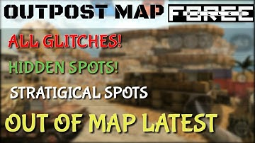 【Bullet Force】 Outpost map - Glitches, Hidden spots, Hackers spots and out of map!