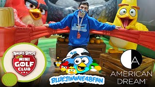 Angry Birds Mini Golf at American Dream Mall FULL TOUR (BlueJimmieVlog)