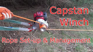 PCW3000 Portable Forestry Winch - Rope Set-up and Management