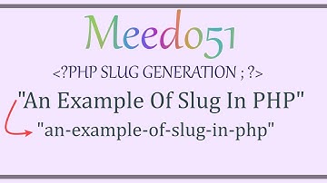 Slug Generation Function With PHP