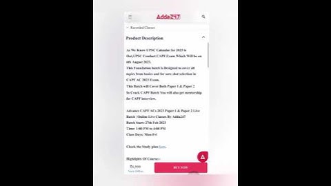 UPSC CAPF ACs 2023 Preparation| CAPF Classes Start