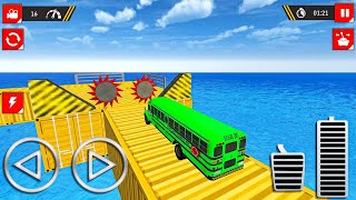Impossible Bus Stunts Driving - Mega Ramp Racing Simulator - Gameplay Android screenshot 5