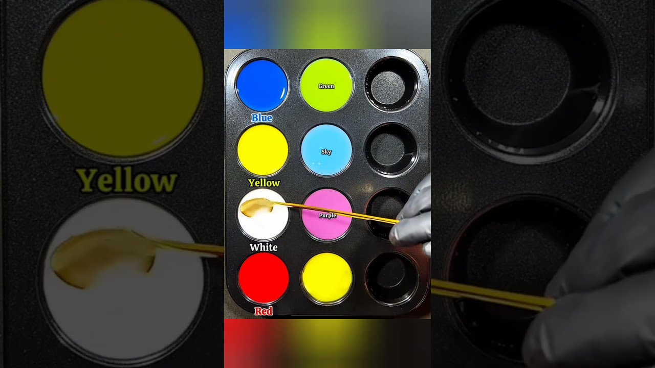 Create 4 Colors And Magic Shorts Colormixingmagic
