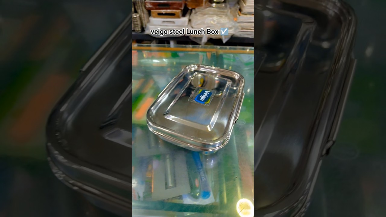 Veigo Steel Lunch Box ☑️