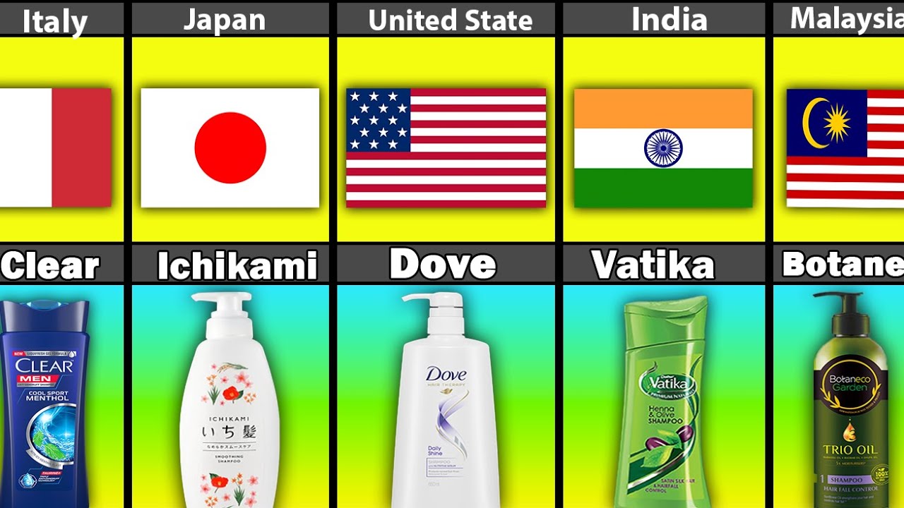 Shampoo From Different Countries YouTube