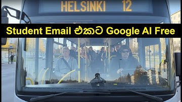 FINLAND University Student ලාට  AI Google Pro නොමිලේ
