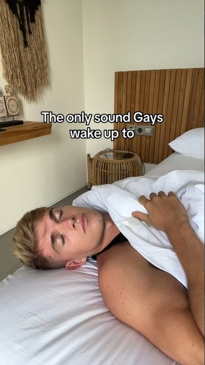 The only sound gays wake up to