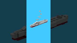 LEGO USS Nicholas Destroyer MOC - Speed Build Animation
