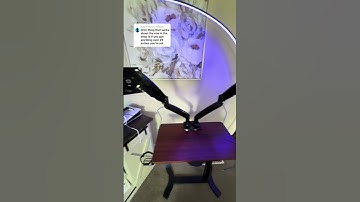 Maximize Your Home Desk Space with This Dual Monitor Stand! #gaming