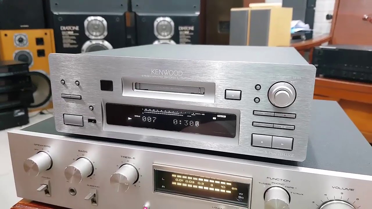 Kenwood DMF 7003 MD Player - 24-bit DAC - MD works perfectly