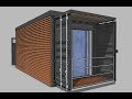 Container maritime 20 pieds aménagé Studio / 20ft Shipping Container home