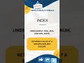 INDEX formula Top 100 Excel formulas #msexcel #exceltutorials #exceltips #trending #excelformulas