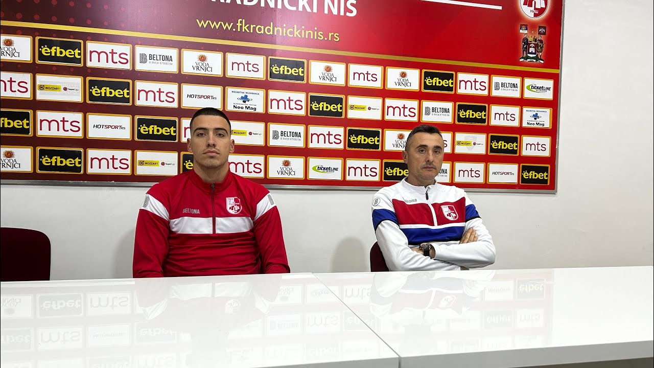 Konferencija za medije pred utakmicu Radnički Niš - Spartak Subotica (36.  kolo SLS) 