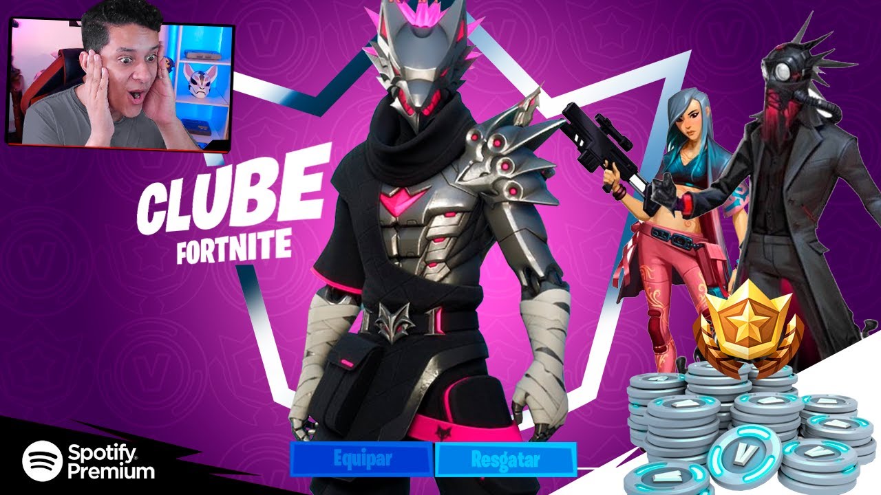 Nova skin do Club Fortnite do mês de Outubro ! #tiktok #gamer