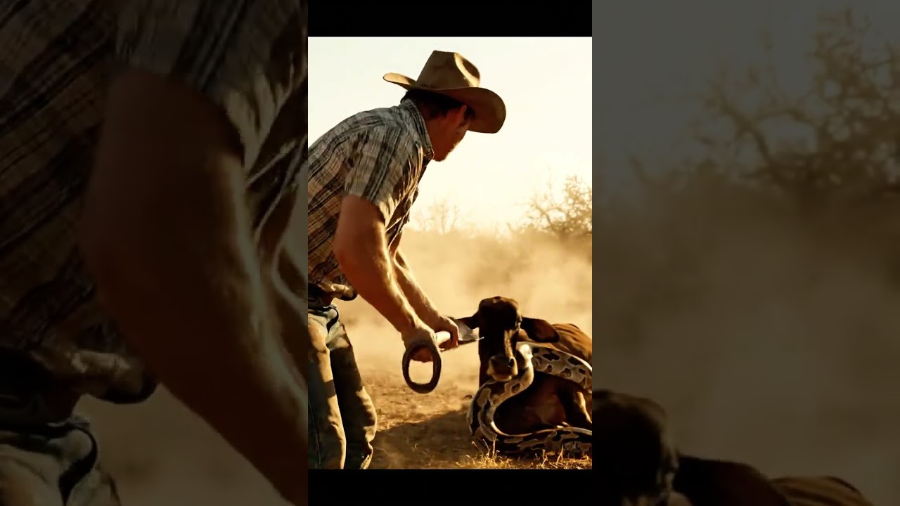 Farmer Saves Cow from Giant Snake | Saving Earth’s Souls