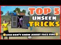 Top 5 Unseen Tricks#9 para SAMSUNG A3,A5,A6,A7,J2,J5,J7,S5,S6,S7,S9,A10,A20,A30,A50,A70 ///FREEFIRE