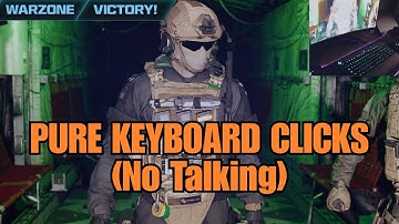 Warzone Verdansk Keyboard Tapping ASMR | Relaxing Mouse Clicks & Calm Gameplay