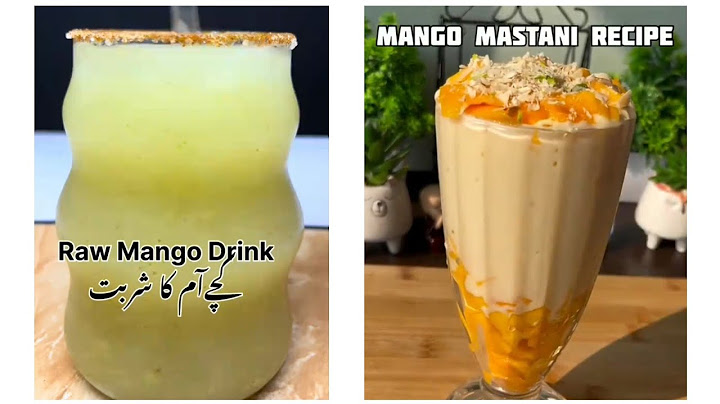 Raw Mango Drink & Mango 🥭 Mastani Recipe