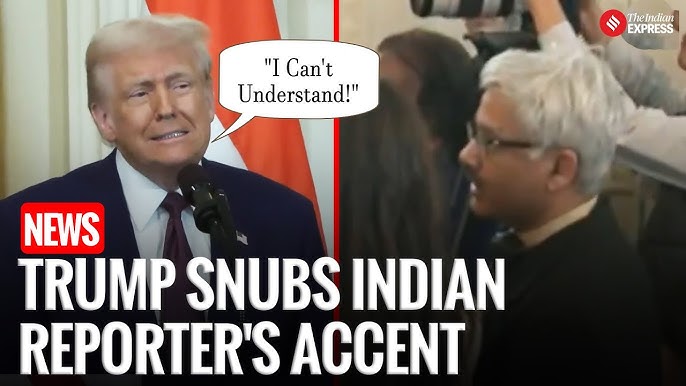 PM Modi US Visit: Trump Dismisses Indian Reporter Over 'Accent' At Modi  Press Meet - YouTube