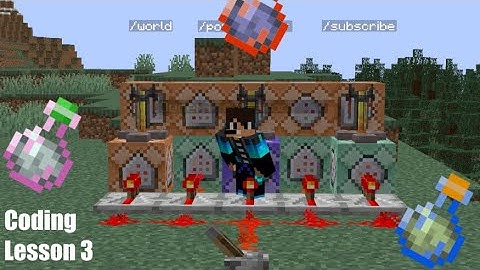 Coding Tutorial  How to Add Potion effects and Make Custom Commands Mineland Network Creative+ (OLD)