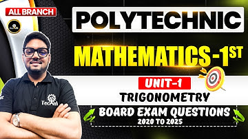 Polytechnic Students के लिए Most Expected Questions of Trigonometry.