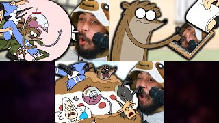 Мульт GOLD WATCH PAINT JOB TAKE THE CAKE Regular Show Reaction