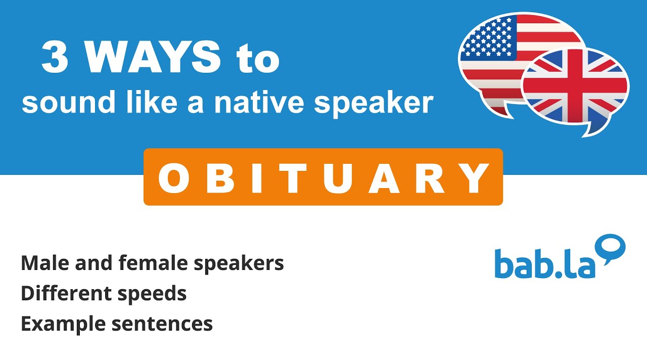 Obituary Translation In Indonesian Bab La