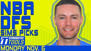NBA DFS Picks (11/6/23): Stokastic Sims Tools Picks for DraftKings & FanDuel