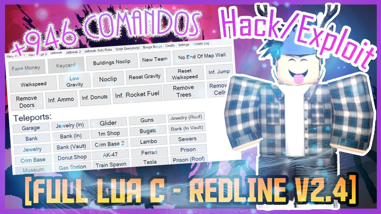 9848 Comandos Para Jailbreak Y Bogga Bogga Redline New Lua C - redline roblox script