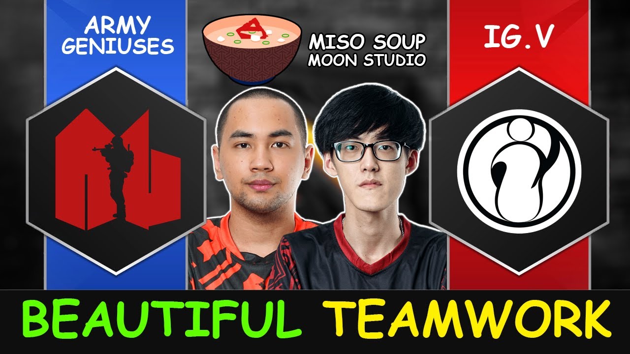 Beautiful teamwork - Army Geniuses Mansion vs IG Vitality Moon Studio ...