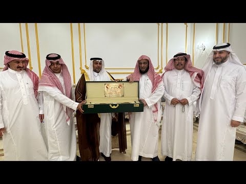 ضيافة الشيخ عايض القرني لشيخ قبايل خثعم