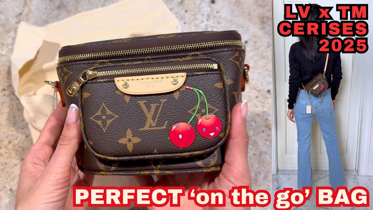 【チェリー柄☆おしゃれを纏う】LV × TM ミニ バムバッグ Louis Vuitton Mini Bumbag – Murakami Cherry Monogram 2025