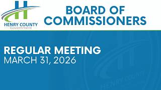 Board of Commissioners  Meeting | March 31, 2026