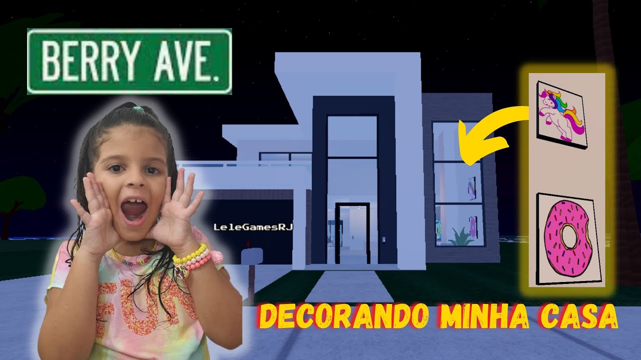 COMO DECORAR SUA CASA NO BERRY AVENUE (ROBLOX) 