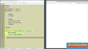 Confusing PHP Tutorial - Part 2 - Functions, Scope, and the Concatenation Operator!