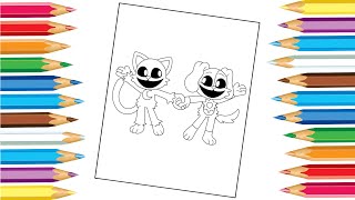 DogDay & CatNap Smiling Critters Coloring Pages | Poppy Playtime Chapter 3