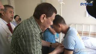 Visit to the Wounded-in-Police Operation (WIPO) Police Officers and Wounded-in-Action (WIA) Soldiers