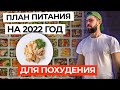 ПЛАН ПИТАНИЯ НА 2022 ГОД / КАК ПОХУДЕТЬ / СНИЖЕНИЕ ВЕСА/ ЗОЖ / ДАНЬКО