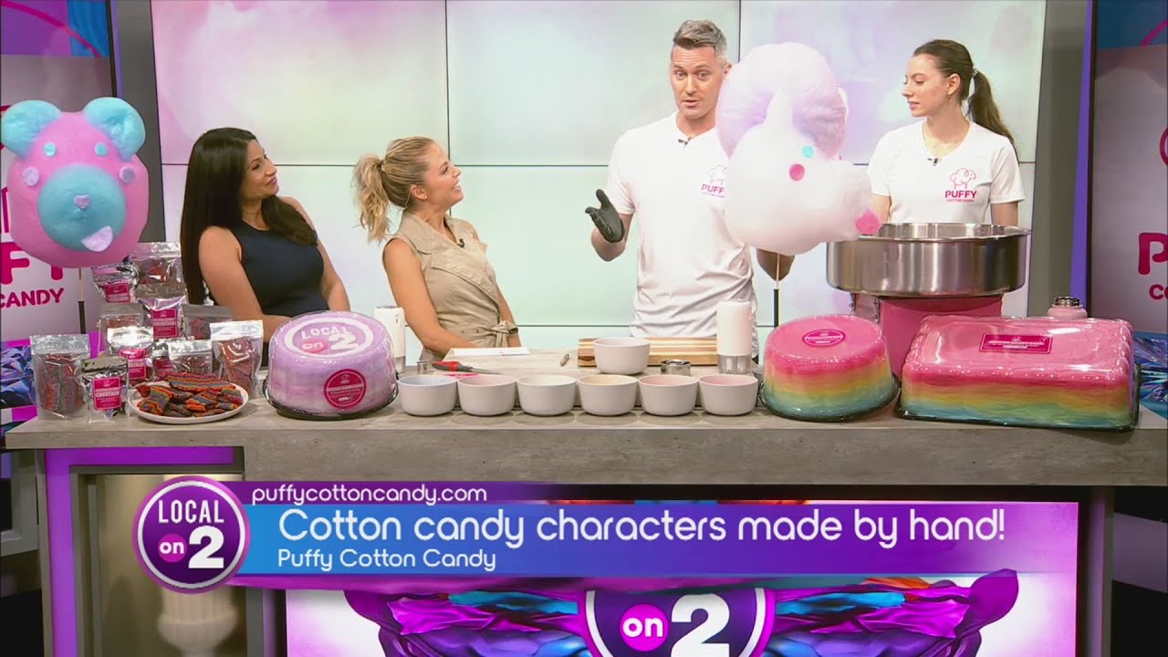 Incredibly tasty cotton candy art now in Nashville