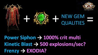 [PoE 3.23] 📈 Scaling the new gem qualities will be absurd in Affliction 📈