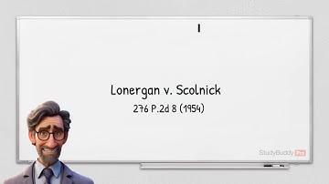 Lonergan v. Scolnick | Explained and Summarized