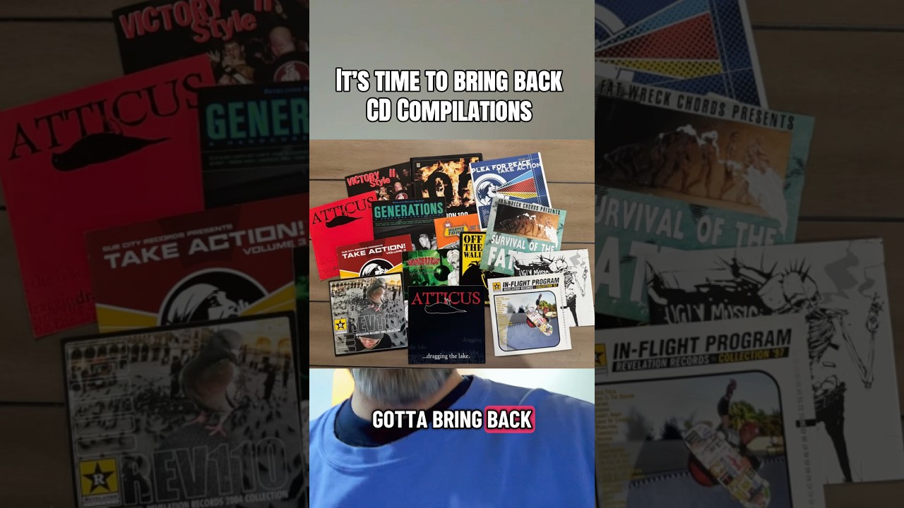 It’s time to bring back CD compilations! #cd #compactdisc #revelationrecords #victoryrecords