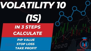 Volatility 10 (1s) Index - Calculate the Pip Value and Stop Loss and Take Profit