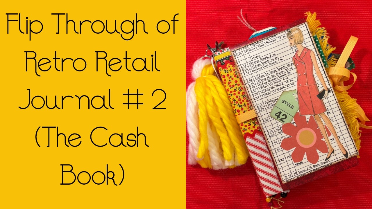Flip Through of A Retro Retail Journal (The Cash Book) - YouTube