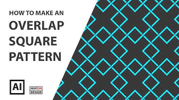 Overlap square pattern in Adobe Illustrator