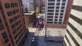 TASM 2 suit 0 web assist swinging in Spider-Man 2