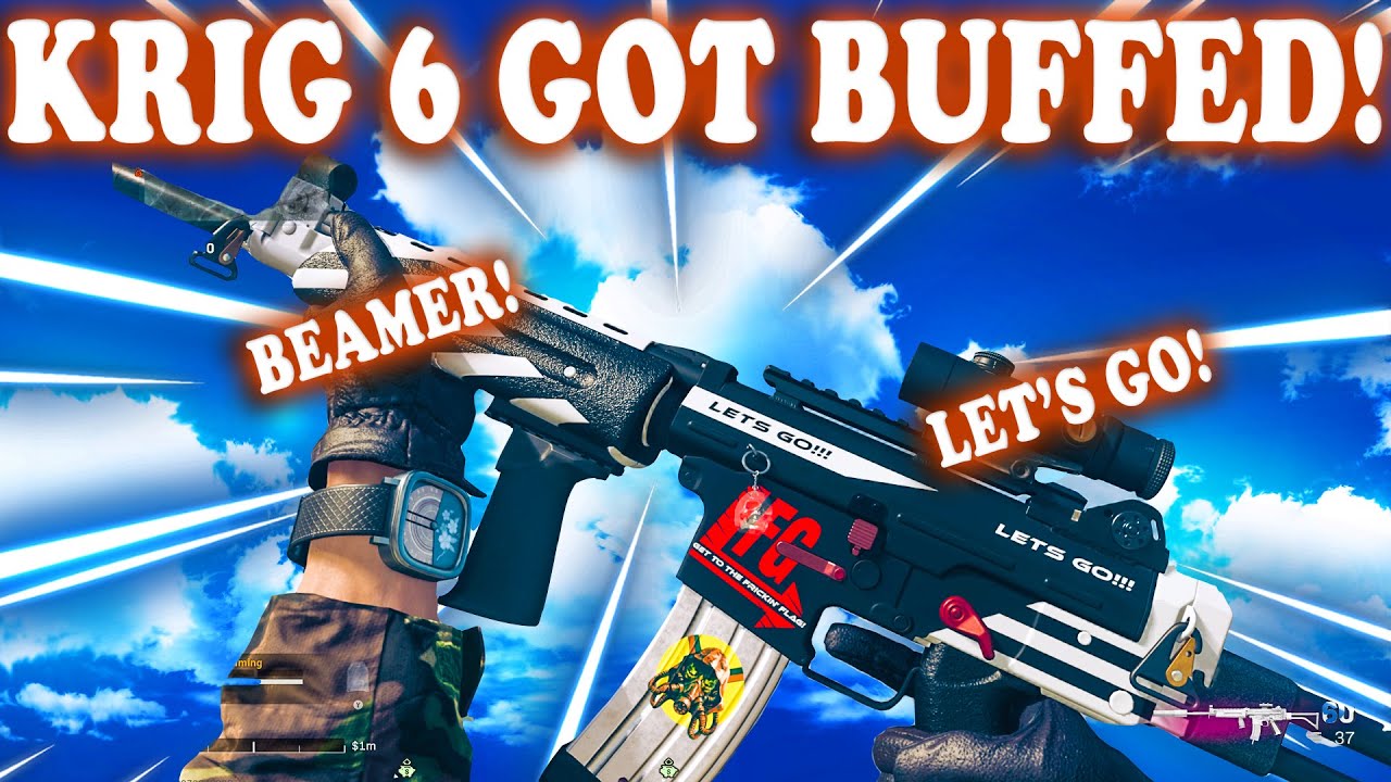 The Krig 6 is now the BEST LONG RANGE AR in Warzone after the Krig 6