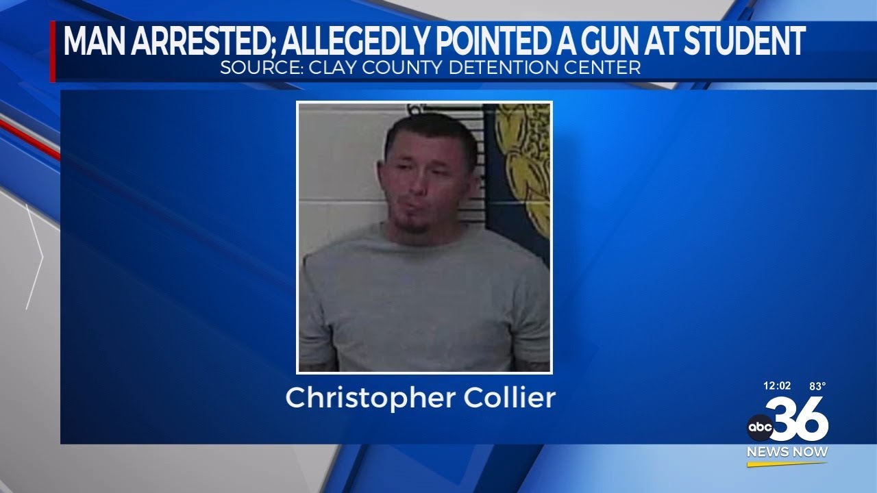 Man Arrested for allegedly pointing a gun at a student - YouTube